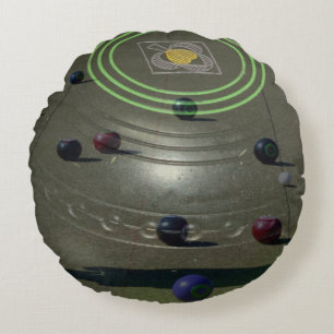 Coussins Ronds Bol De Pelouse Avec Pelouse Image Arrondi Coussin.