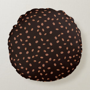 Coussins Ronds Bonheur des grains de café