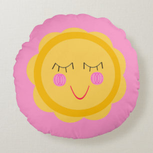 Coussins Ronds Bonjour, Sunshine !