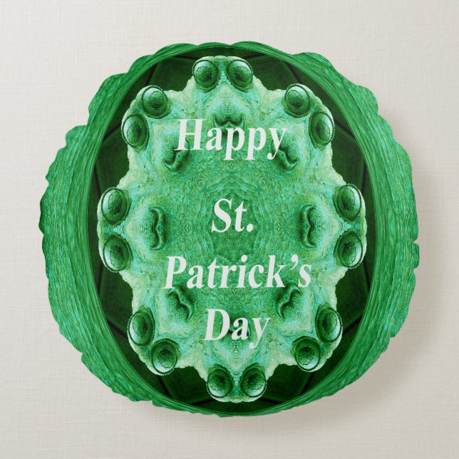 Coussins Ronds Bonne Saint Patrick..... (Devant)