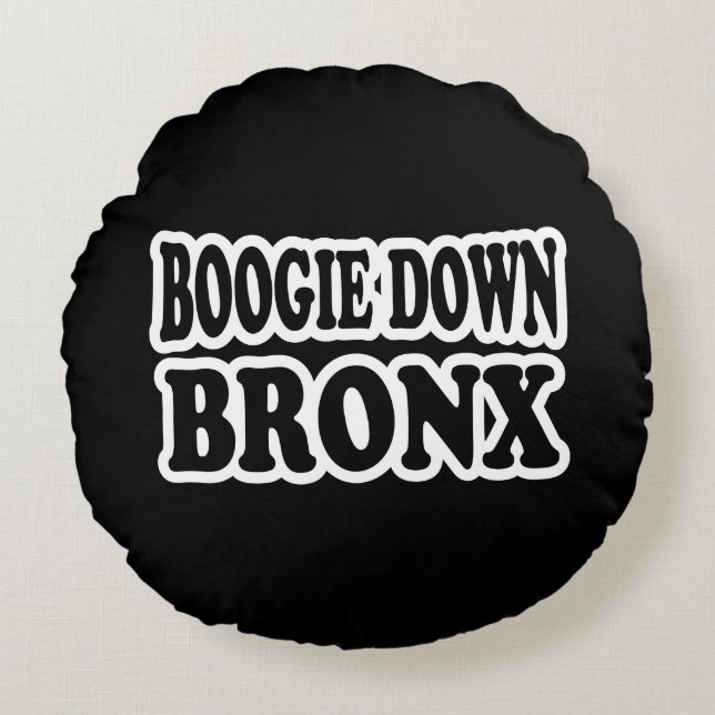 Coussins Ronds Boogie Down Bronx, NYC (Devant)