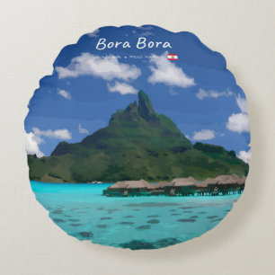 Coussins Ronds Bora Bora, Polynésie française - Resort de plage