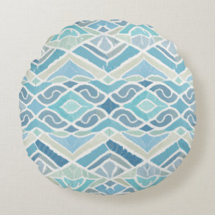 Coussins Ronds Bord de mer/plage/bleu marine