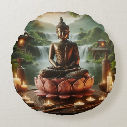 Coussins Ronds Bouddha (Devant)