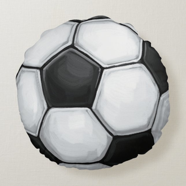 Coussins Ronds Boule de football (Dos)