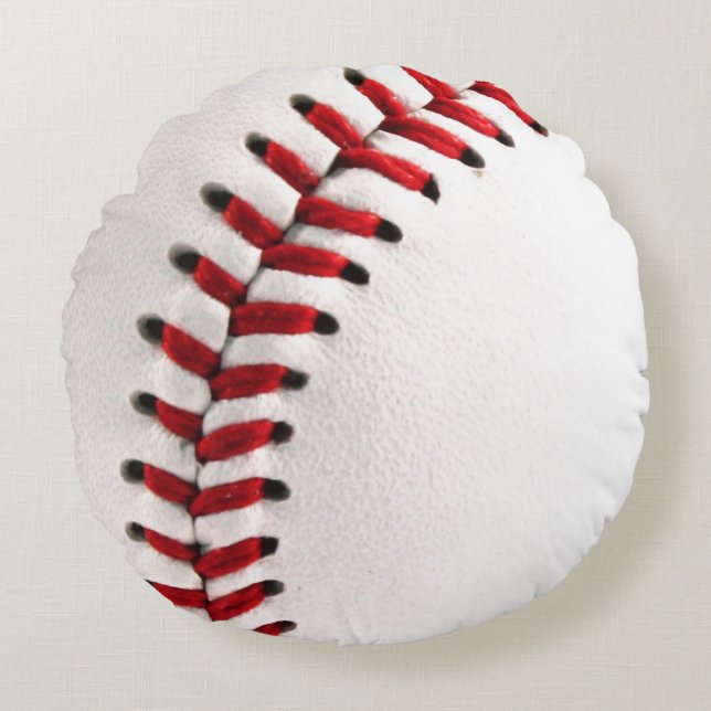 Coussins Ronds Boule originale de base-ball (Devant)