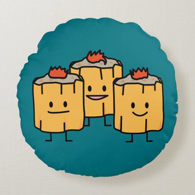 Coussins Ronds Boulette chinoise p de Dim Sum Dimsum de boulettes (Devant)