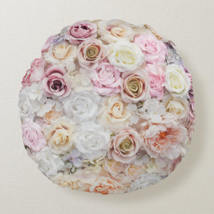 Coussins Ronds Bouquet de fleurs