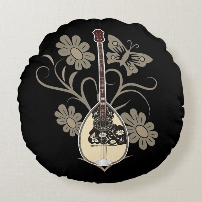 Coussins Ronds Bouzouki (Devant)