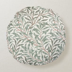 Coussins Ronds Branche de saule, conception de papier peint, 1874