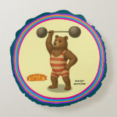 Coussins Ronds Brandon, ours dur de cirque (Dos)