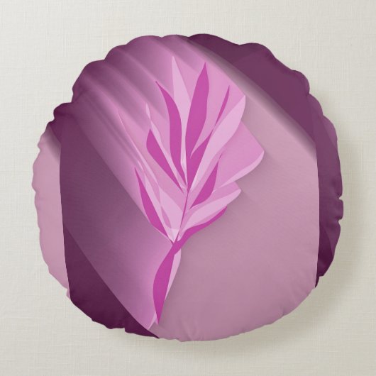 Coussins Ronds Bright flower. (Devant)