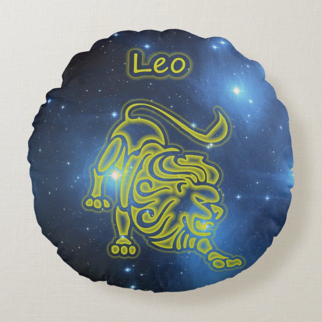 Coussins Ronds Bright Leo (Devant)