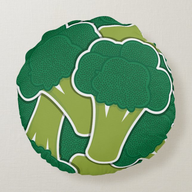 Coussins Ronds Brocoli (Dos)