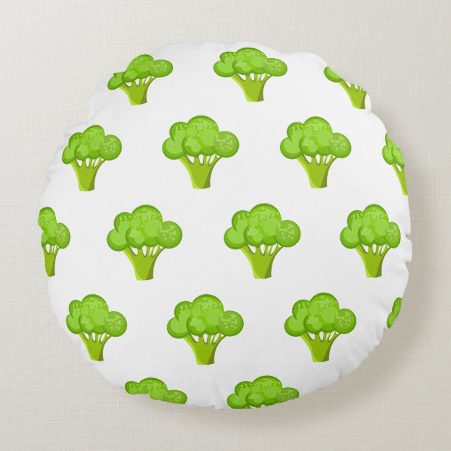 Coussins Ronds Brocoli (Devant)