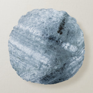 Coussins Ronds Brown et noir abstrait