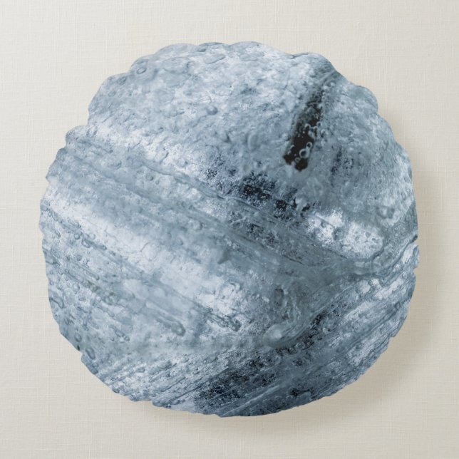 Coussins Ronds Brown et noir abstrait (Devant)