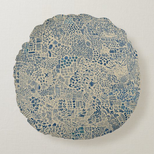 Coussins Ronds Bruit mental V01 (Devant)