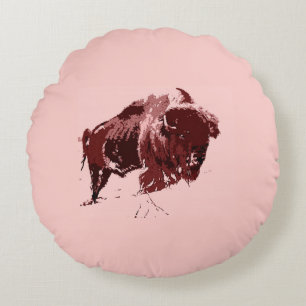 Coussins Ronds Buffle - Bison