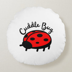 Coussins Ronds Bug de câlin Ladybug   Design agréable et conforta