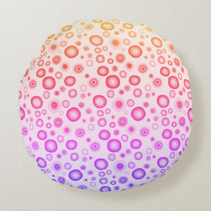 Coussins Ronds Bulles violettes roses Circles modernes Motif