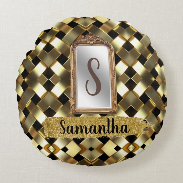 Coussins Ronds Cadeau Anniversaire customisé Pour Femme, Ami, Soe (Devant)