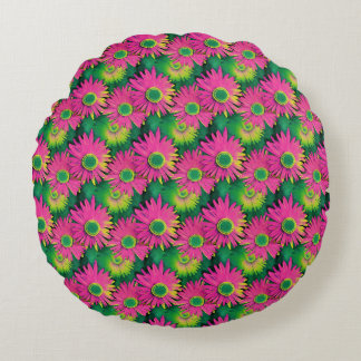 Coussins Ronds Cadeau d'anniversaire | Composition de fleurs de m