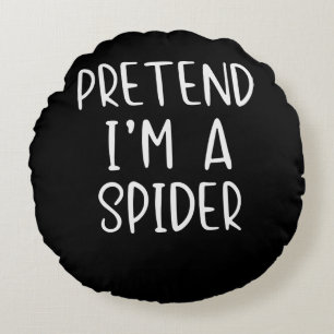 Coussins Ronds Cadeau Spider Prétendre costume d'araignée Hallow