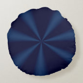 Coussins Ronds Cadeaux de l'année pour l'anniversaire Navy Blue, (Dos)