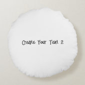 Coussins Ronds Cadeaux de mariage Favoris circulaire d'anniversai (Dos)