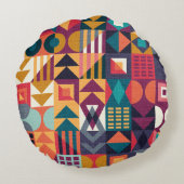 Coussins Ronds Cadres géométriques 4 (Dos)