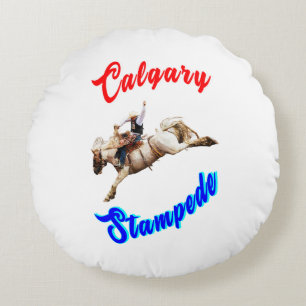 Coussins Ronds Calgary Canada Chevaux Juillet Riders Calgary Stam