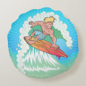 Coussins Ronds California Surfer (Dos)