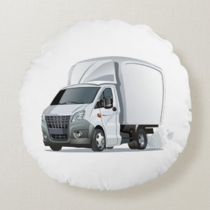 Coussins Ronds Camion de dessin