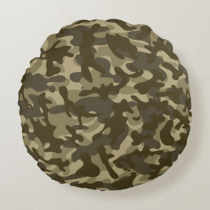 Coussins Ronds Camouflage central