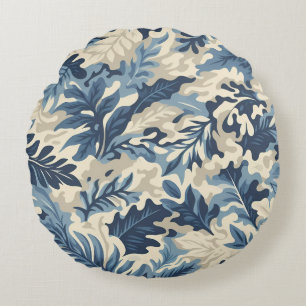 Coussins Ronds Camouflage Feuilles Abstraits