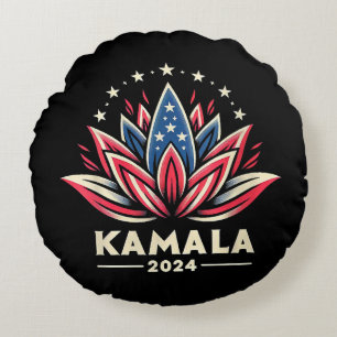 Coussins Ronds Campagne présidentielle de Kamala Harris 2024 pour