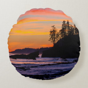 Coussins Ronds Canada, réserve de parc national Pacific Rim, Oue