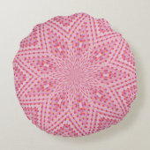 Coussins Ronds Canapé-Coussin Abstrait rose (Dos)