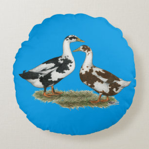 Coussins Ronds Canards Ancona Pair
