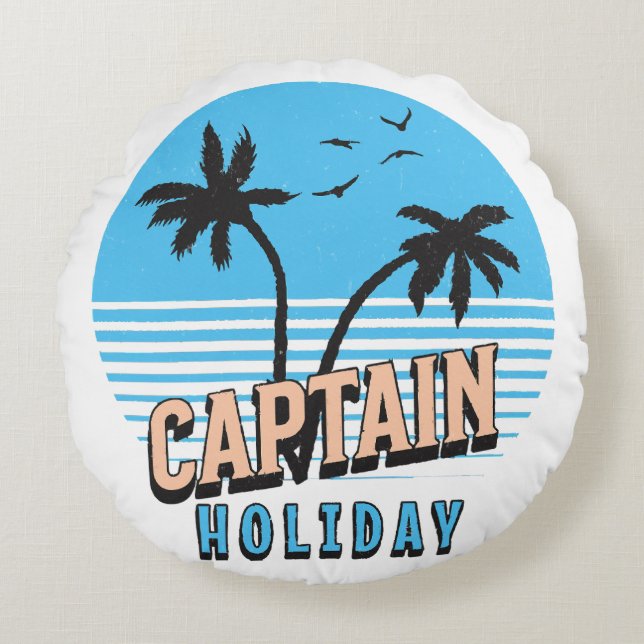 Coussins Ronds Capitaine Holiday (Devant)