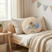 Coussins Ronds Capybara Round Pillow – for Little Capybara Fans