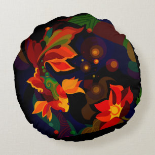 Coussins Ronds Carpeaux Koï