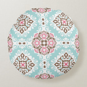 Coussins Ronds Carrelage Abstrait : Motif Vintage sans fil