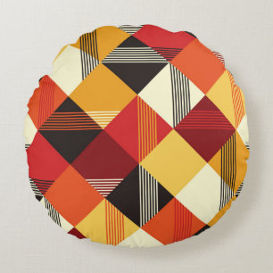 Coussins Ronds Carrés vintages : Simple Striped Sans Couture.