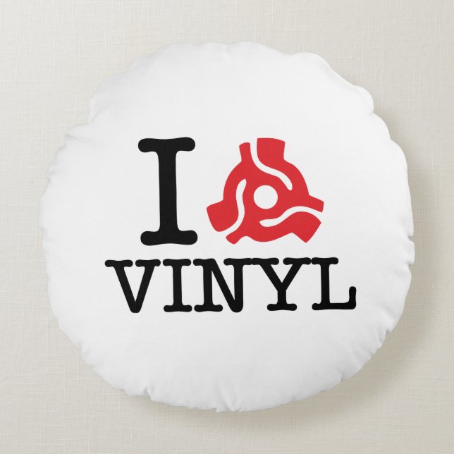 Coussins Ronds Carte I 45 Vinyl (Devant)