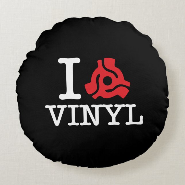 Coussins Ronds Carte I 45 Vinyl (Devant)