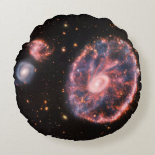 Coussins Ronds Cartwheel Galaxy, James Webb Télescope Spatial