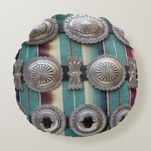 Coussins Ronds Ceintures en argent à vendre, Santa Fe, Nouveau-Me