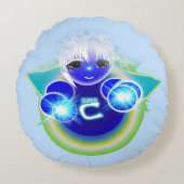 Coussins Ronds Celu superbe, la guérison et poupée de santé pour (Devant)